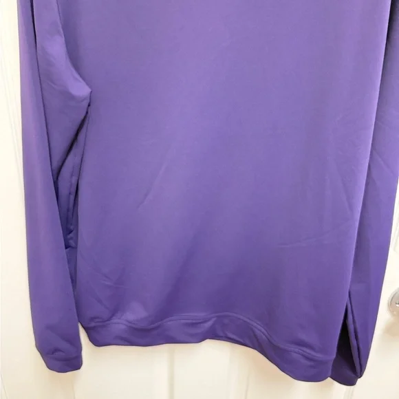 Peter Millar Purple Quarter Zip Pullover - Picture 8 of 9